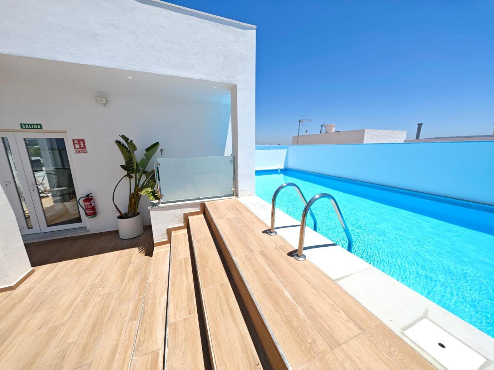 Apartamento Nuevo En Planta Baja A Con Piscina Y Solarium Barbate Exterior foto